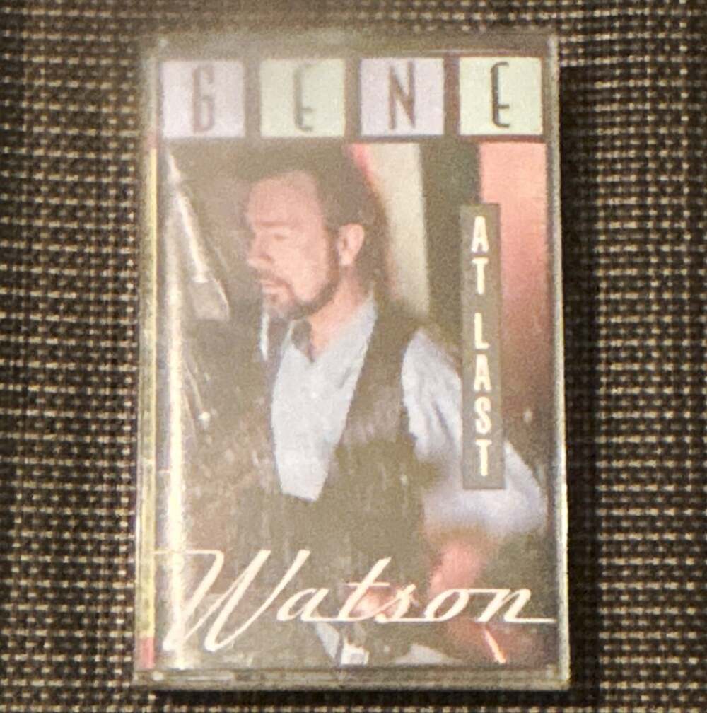 Gene Watson At Last Country Cassette Album, Clear, Standard Jewel Case